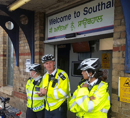 Southall train station closed due to death
