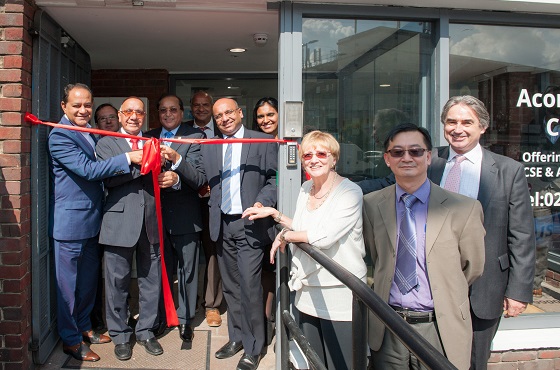 Relaunch ceremony of Acorn House College in Southall