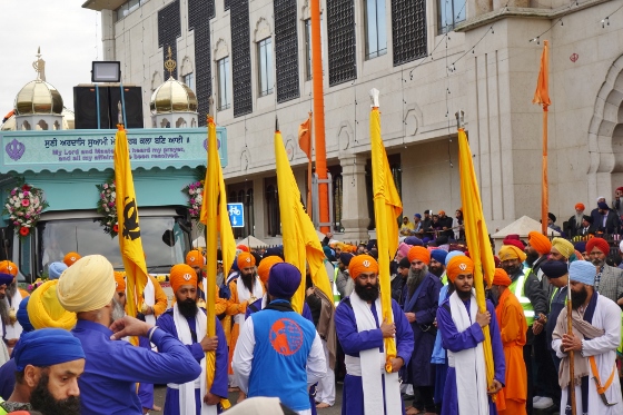 Nagar Kirtan in Southall on 29 Nov 2017