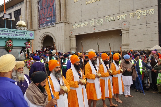 Nagar Kirtan in Southall on 29 Nov 2017