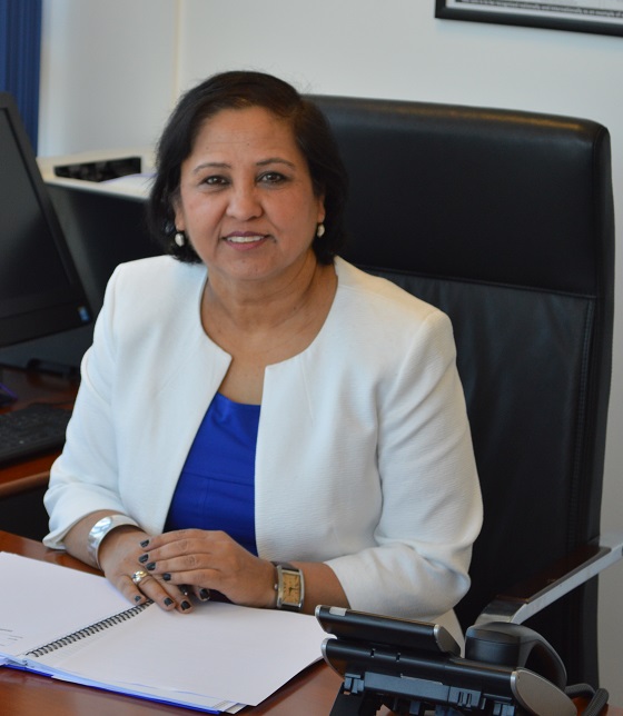 Aruna Sharma - headteacher at Villiers High School - Southall