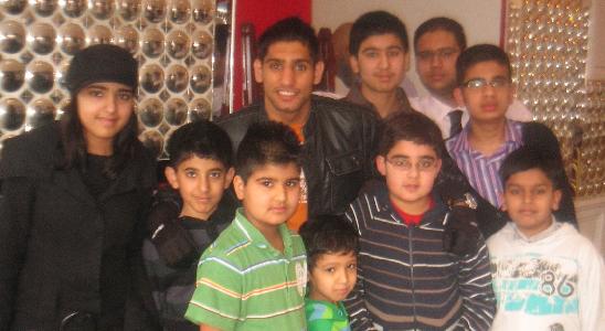 Amir Khan in Southall