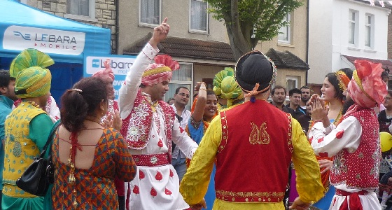 Southall wedding party