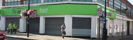 Southall shops closed