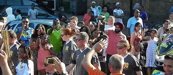 Olympic Torch Relay in Southall