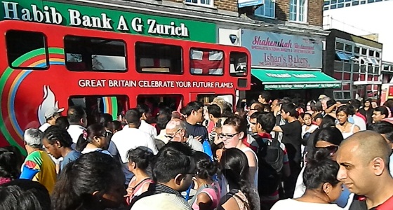 Olympic Torch Relay in Southall