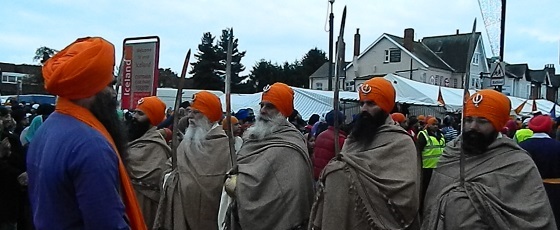 Nagar Kirtan in Southall on 24 Nov 2013