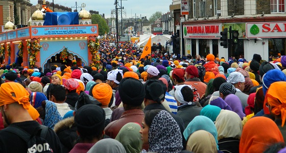 Southall Vaisakhi processioon 2014