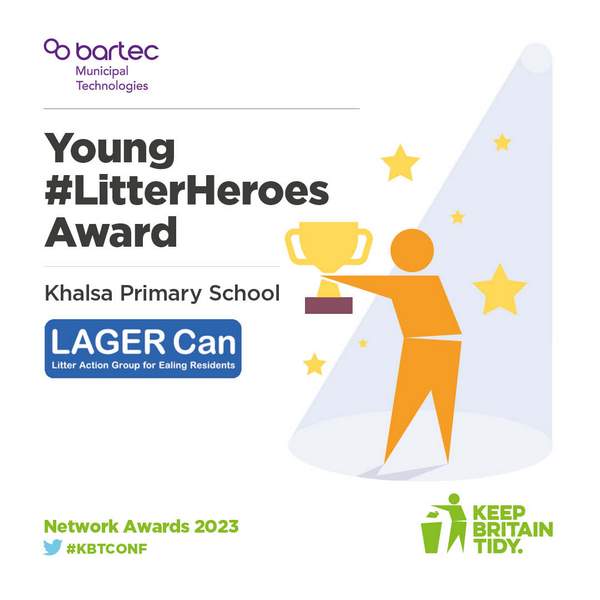 Khalsa Primary School Young #LitterHeroes award